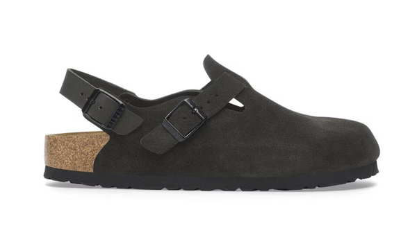 Birkenstock Tokio Suede Leather - Black