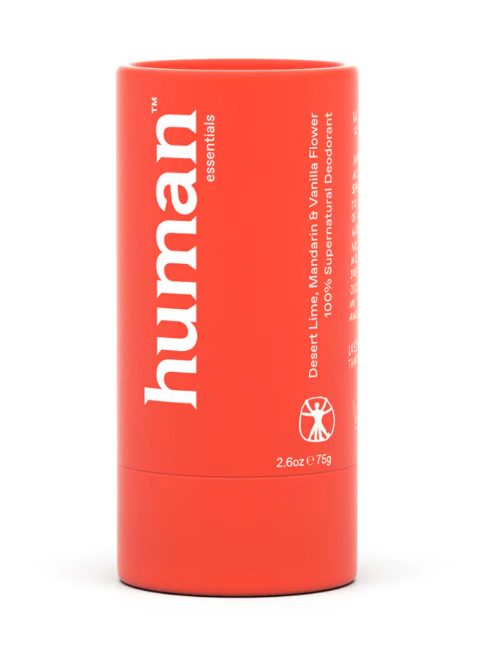 human essentials supernatural deodorant - Desert Lime, Mandarin, and Vanilla