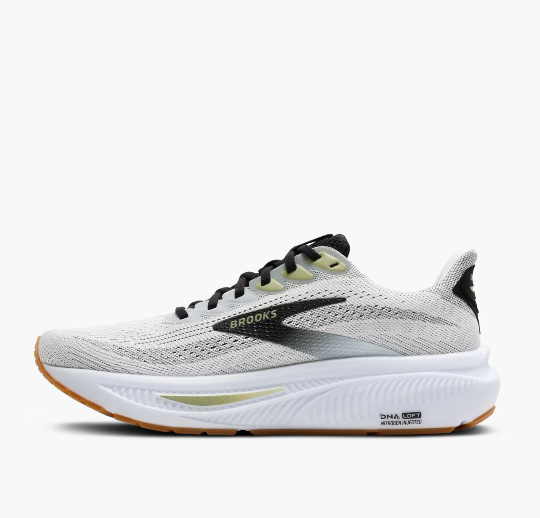 Brooks Men's Ghost 17 - White/Black/Tea