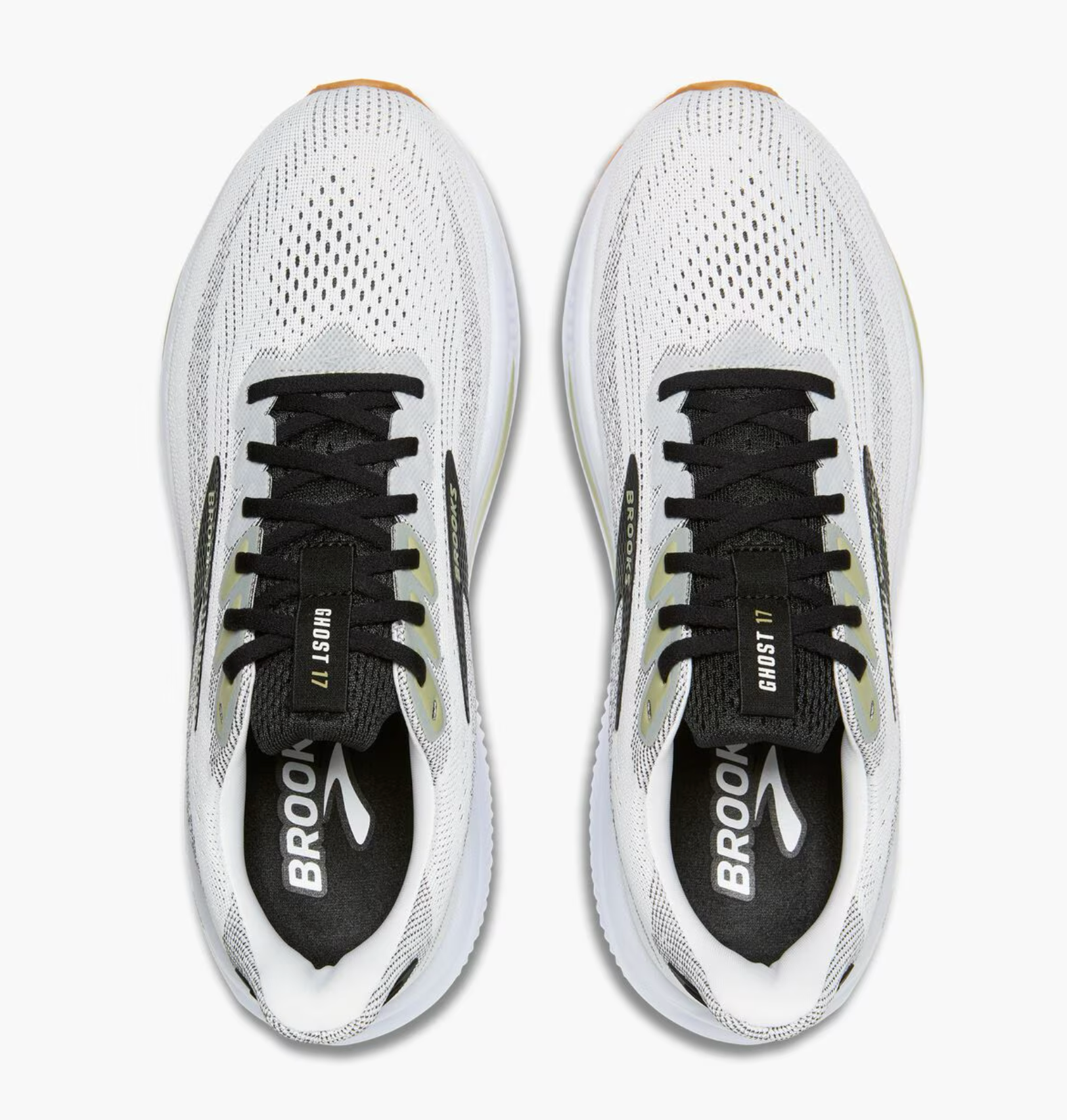 Brooks Men's Ghost 17 - White/Black/Tea