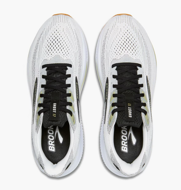 Brooks Men's Ghost 17 - White/Black/Tea