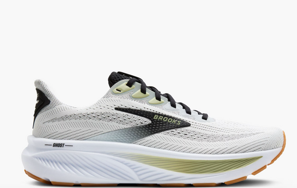 Brooks Men's Ghost 17 - White/Black/Tea