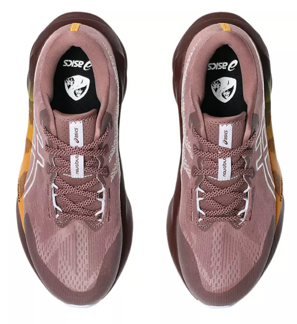 Asics Women's NOVABLAST 5 TR - Nature Bathing / Rubble Red