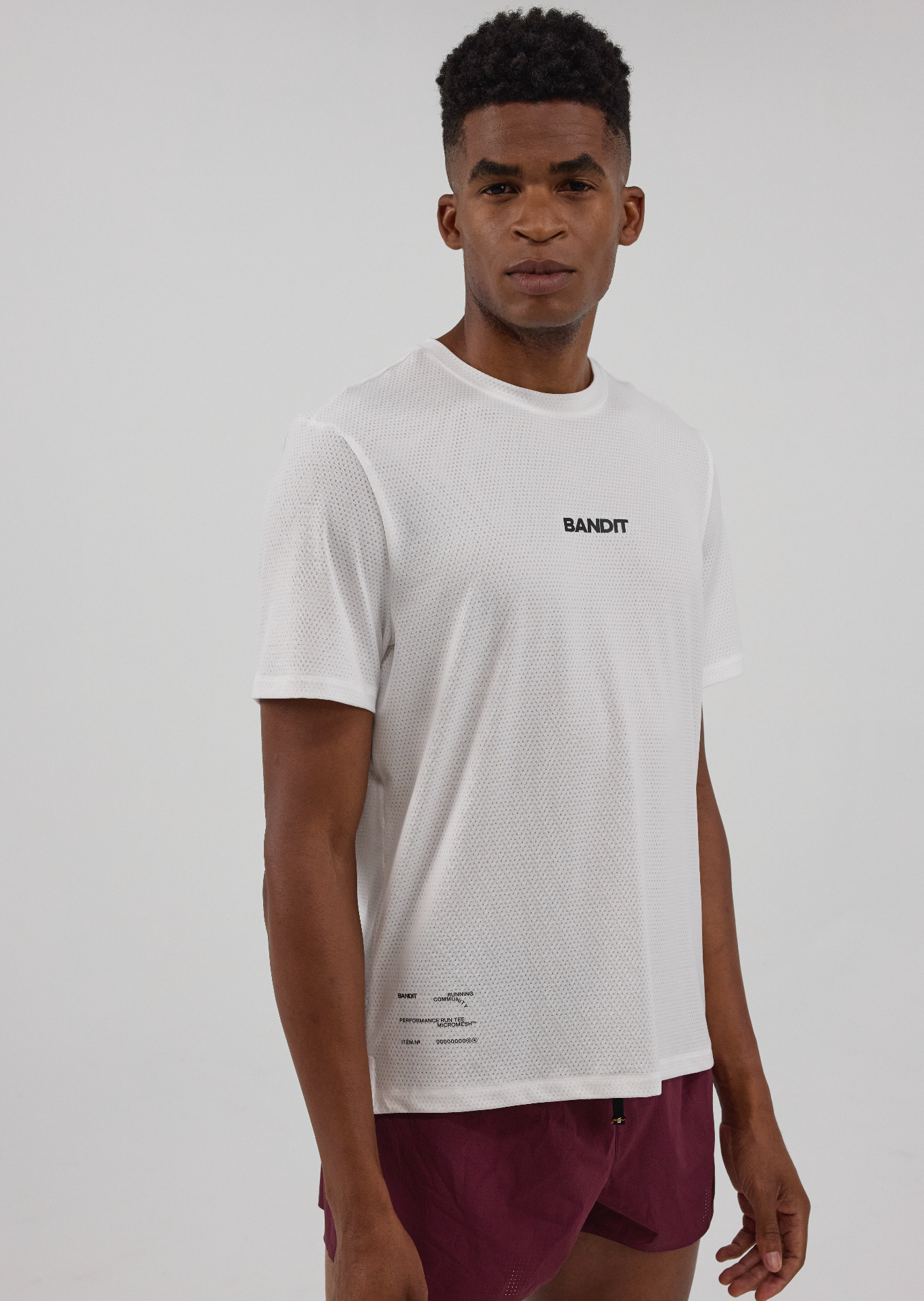 Bandit Men's Micromesh™ Run Tee - White