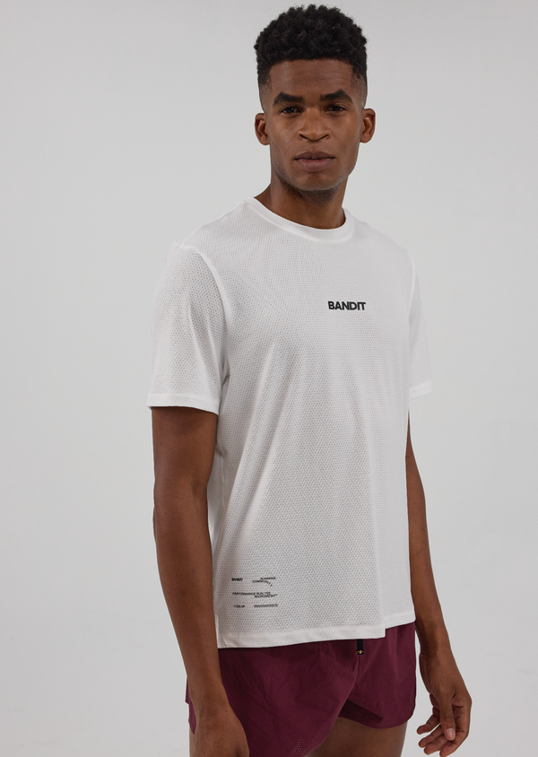 Bandit Men's Micromesh™ Run Tee - White