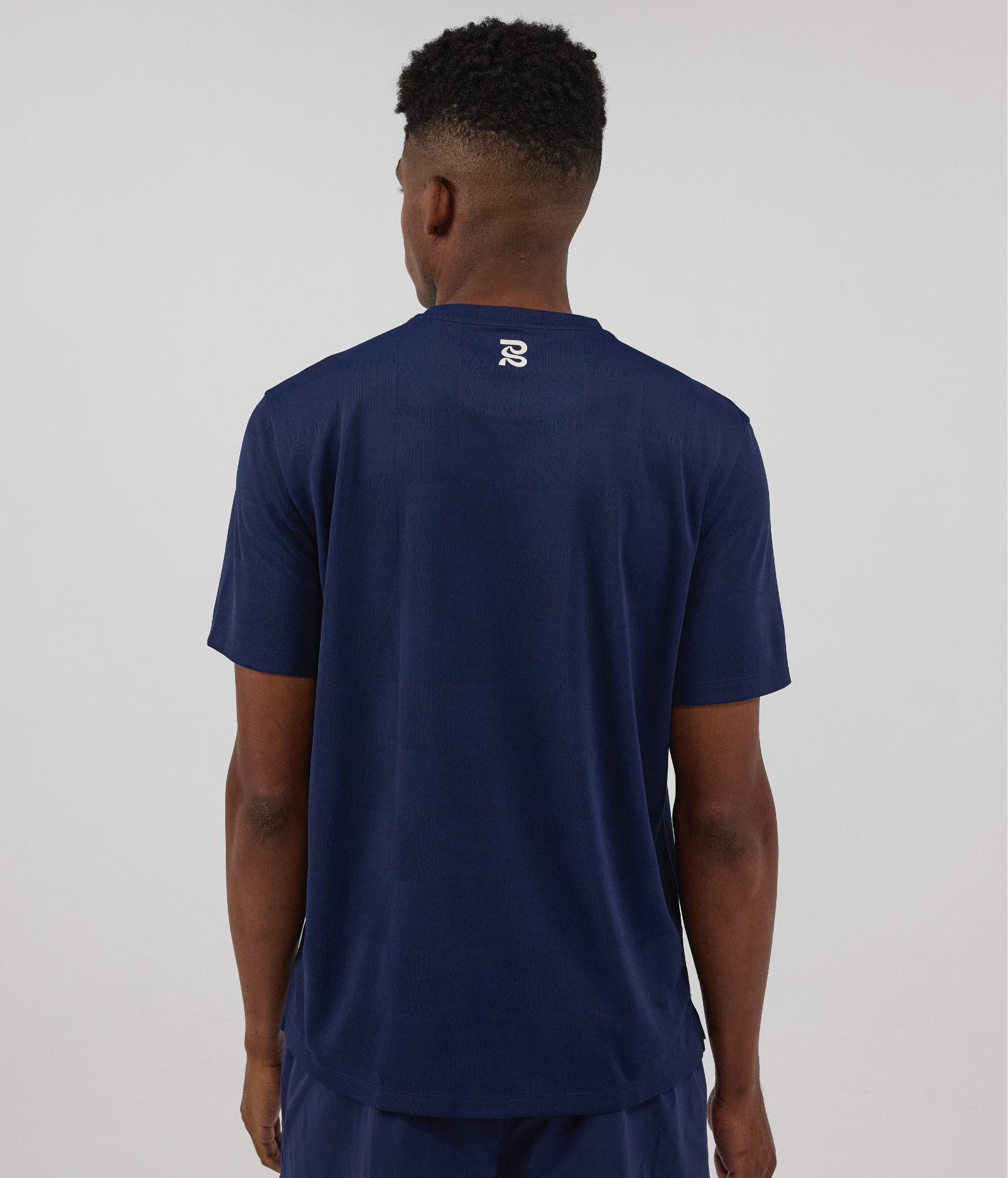 Bandit Men's Bandit Cheque Jacquard Short Sleeve Tee - NY Navy