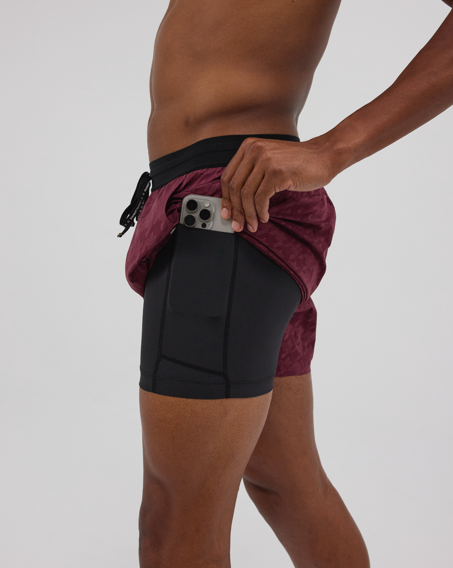 Bandit Vento™ 5" Coerver97 Cheque Training Short, Men's - Fig