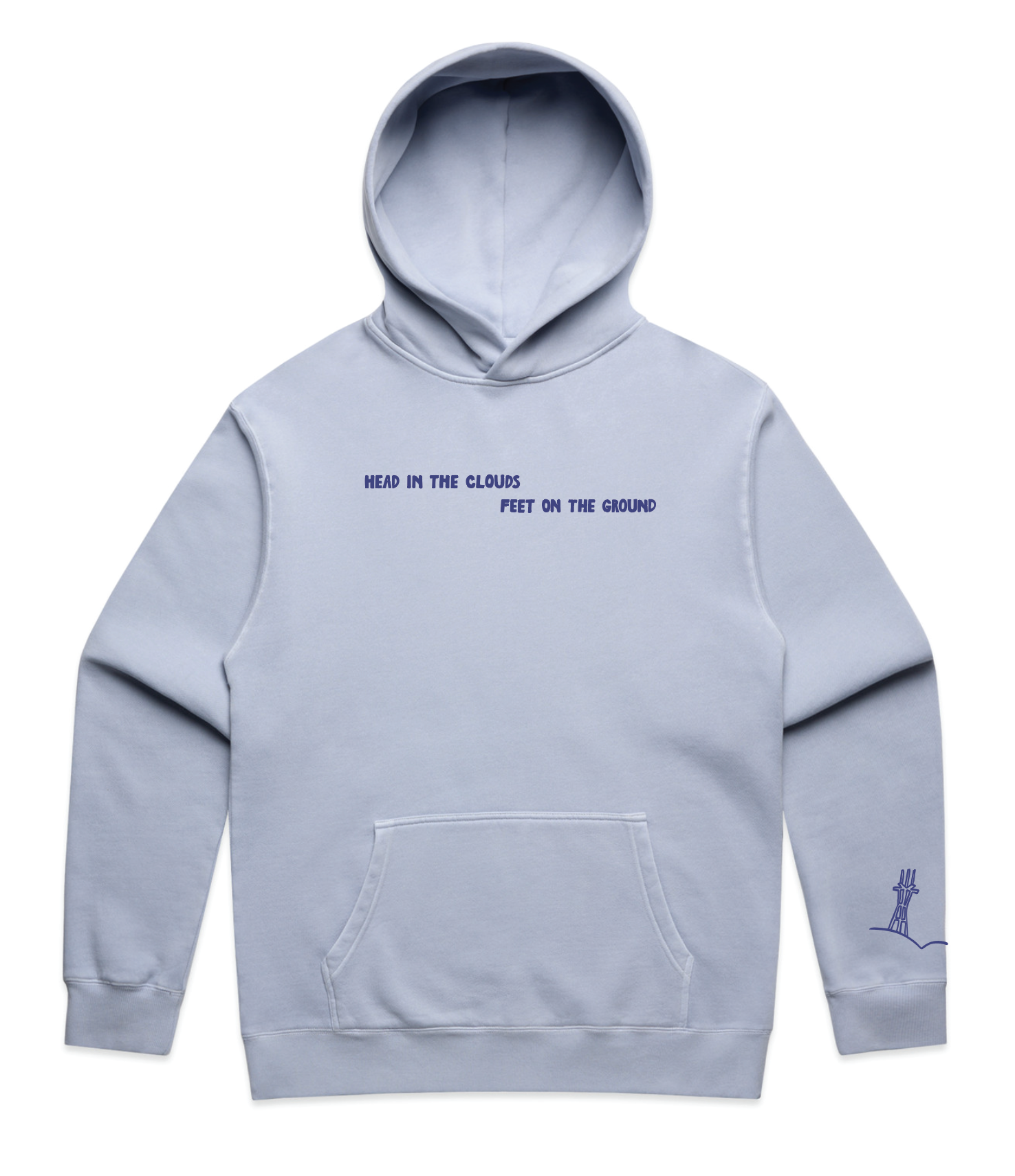 Running Wylder Cloud Hoodie - Powder Blue