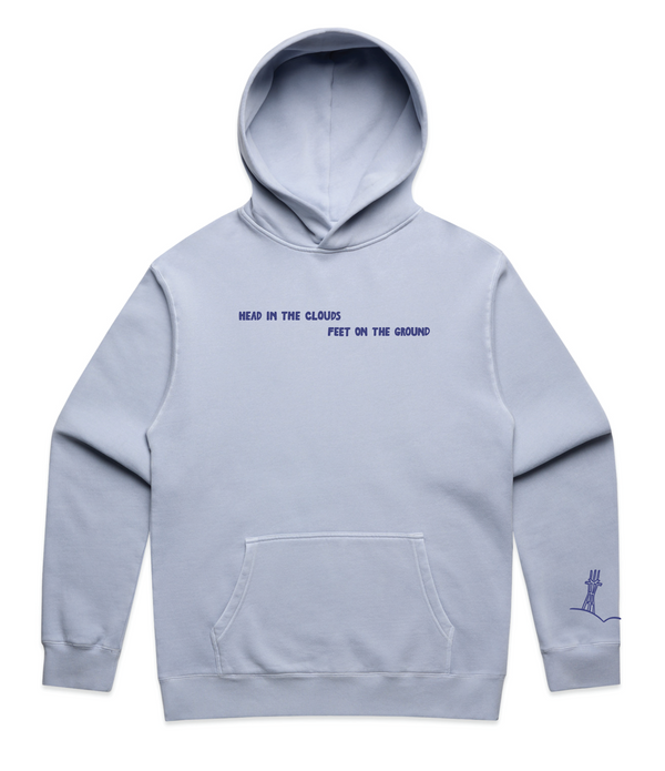 Running Wylder Cloud Hoodie - Powder Blue