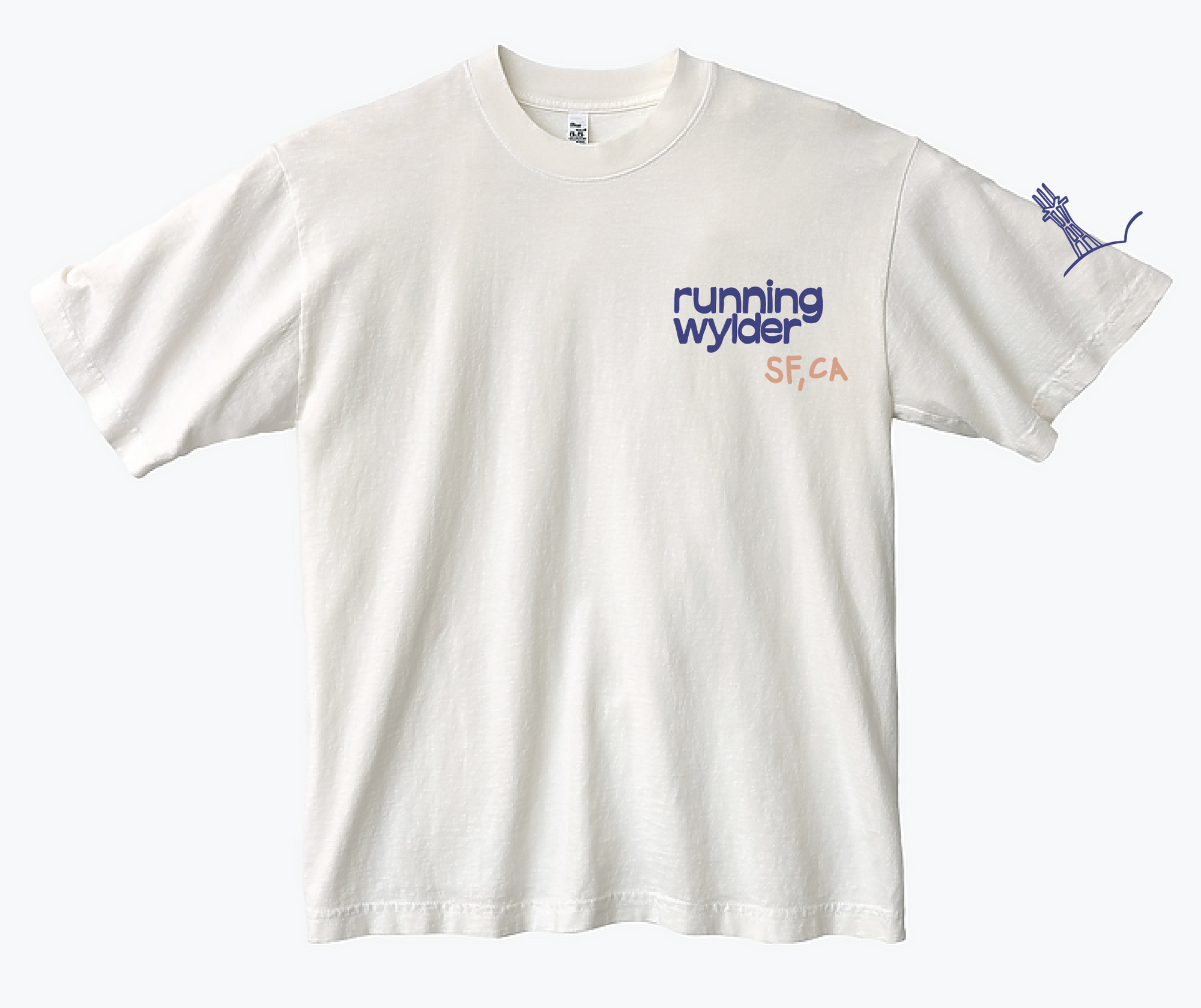 Running Wylder Cloud Tee - White