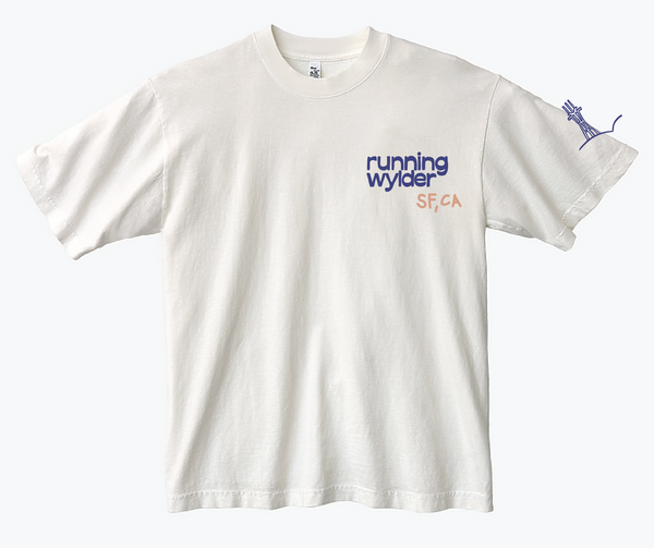 Running Wylder Cloud Tee - White