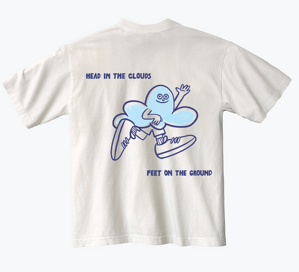 Running Wylder Cloud Tee - White