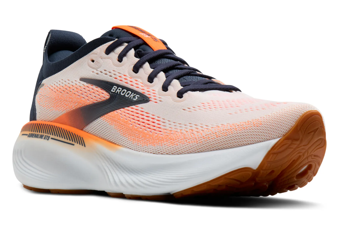 Brooks Men's Adrenaline GTS 25 - White/Spellbound/Orange