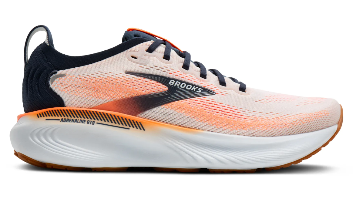 Brooks Men's Adrenaline GTS 25 - White/Spellbound/Orange