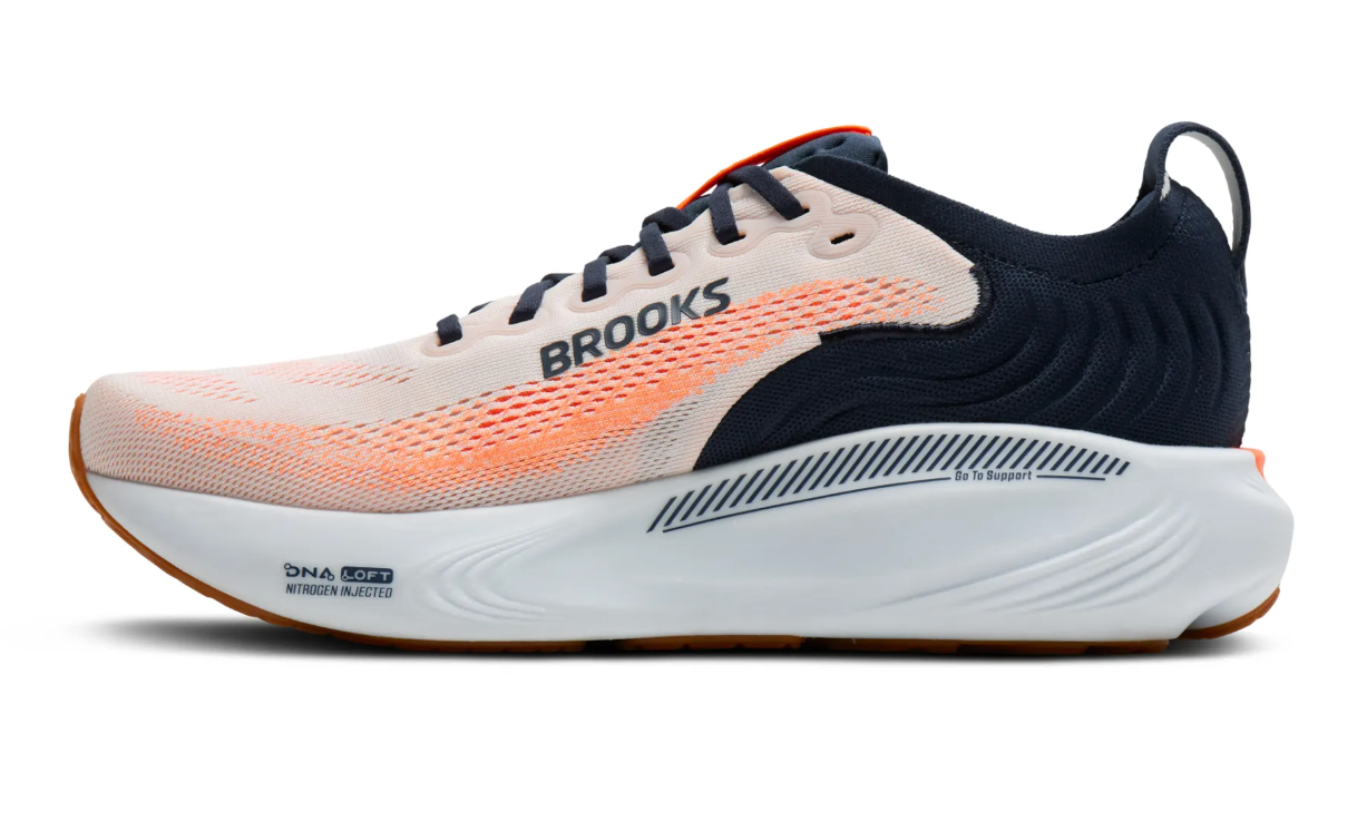 Brooks Men's Adrenaline GTS 25 - White/Spellbound/Orange