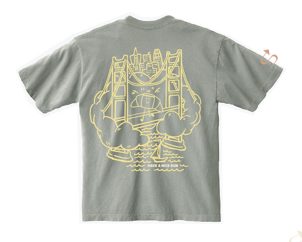 Crusty Runs the Golden Gate Bridge - Sage