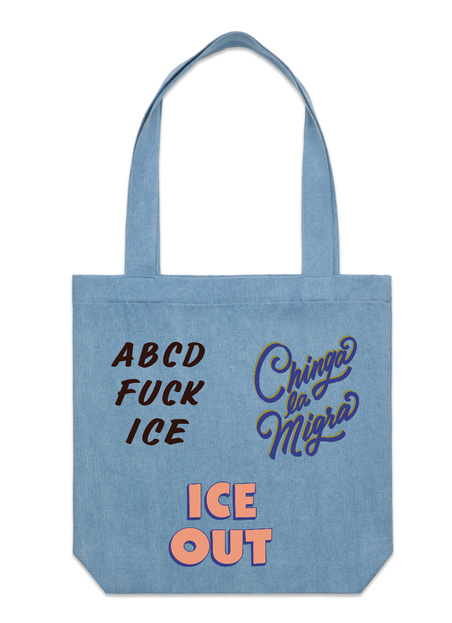 Ashley Fundora x Running Wylder No Mas Ice Tote - Denim