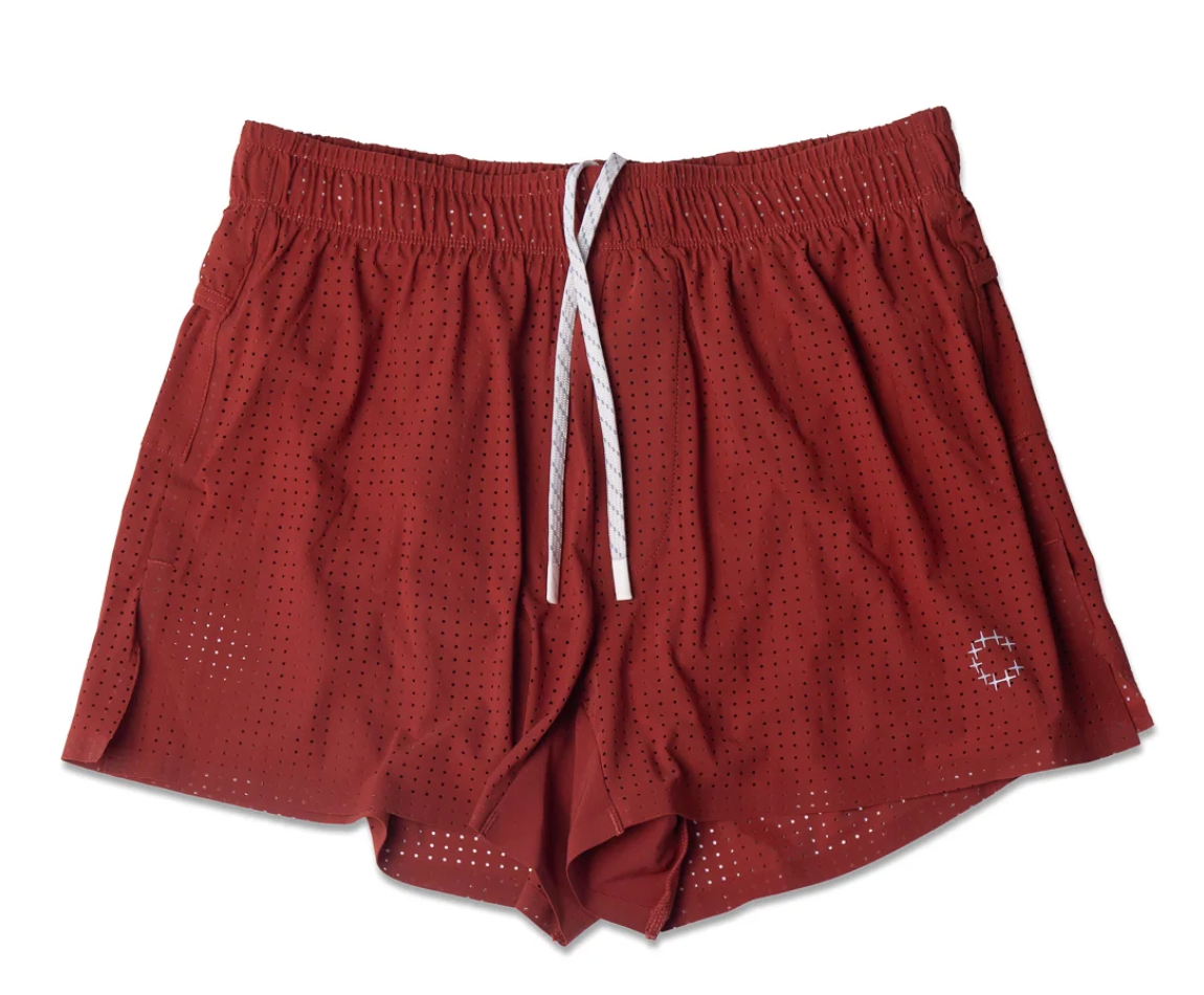 Currently Running - Pro 5" Short - Red Fade