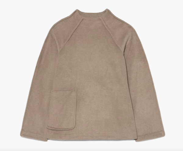 Hikerkind Mock Neck Pile Fleece - Moraine
