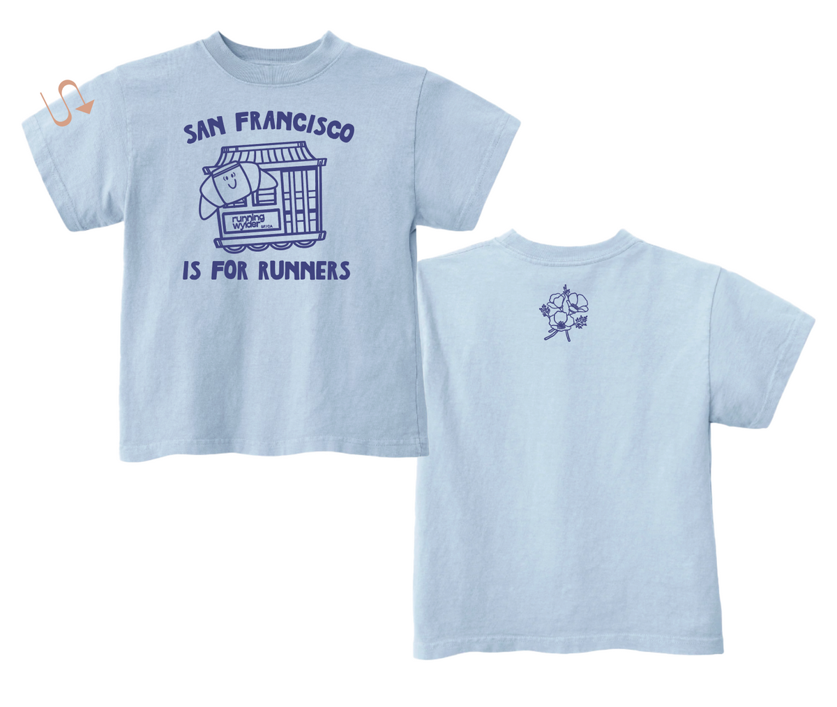 Running Wylder SF Is For Runners Kid's Tee