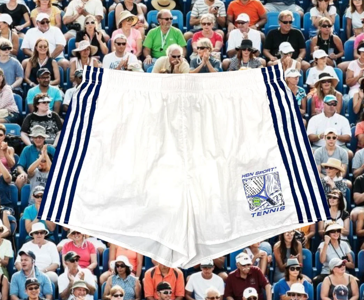 Human By Nature - White Tennis Shorts