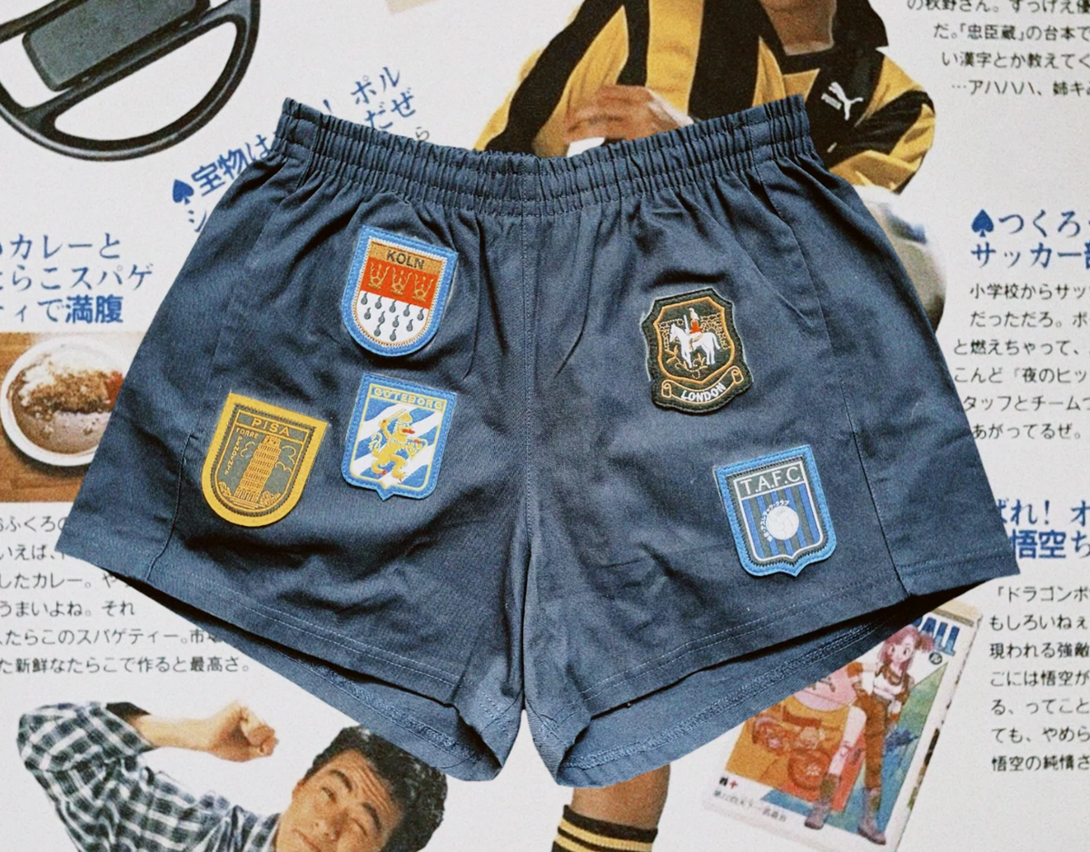 Human By Nature - Navy Patch Shorts