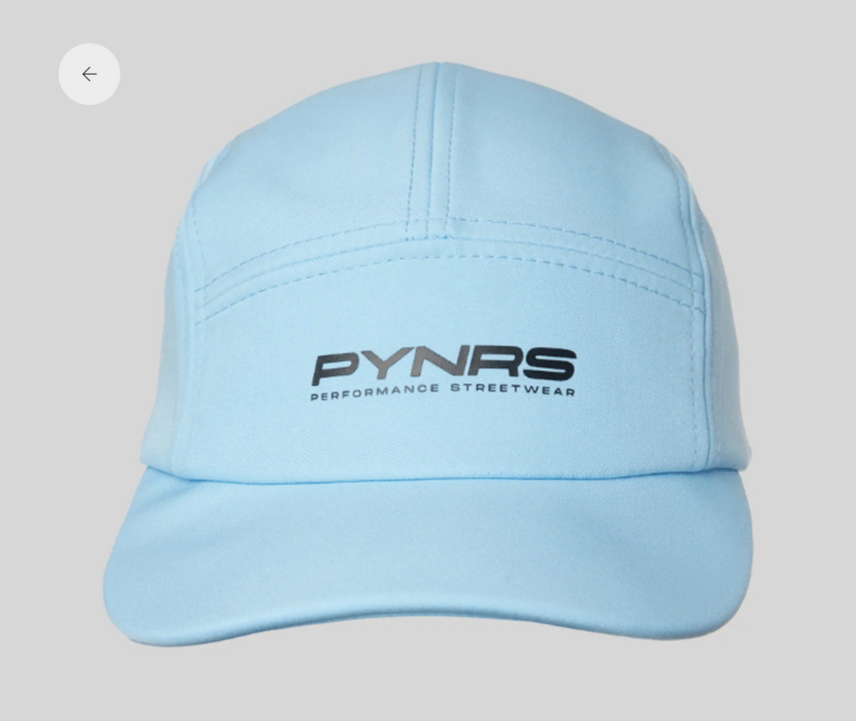 PYNRS 5-Panel Run Cap - Sky Blue