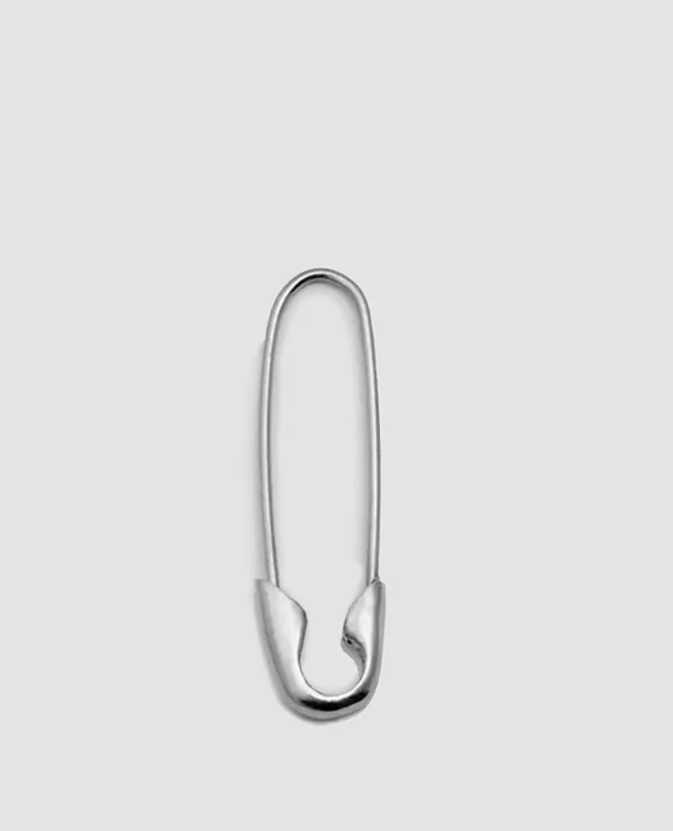 Loren Stewart Jewelry - Safety Pin Earring Silver