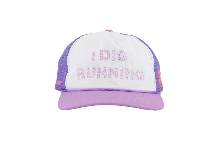 Alex Zono Trucker - "I DIG RUNNING" Rhinestone Trucker
