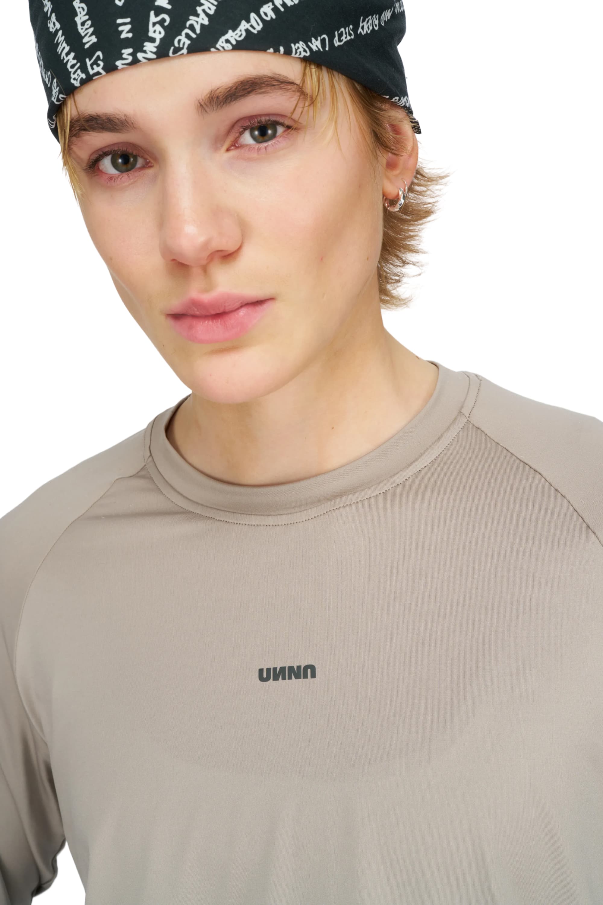 UNNA Women's Shiny Long Sleeve - Warm Sand