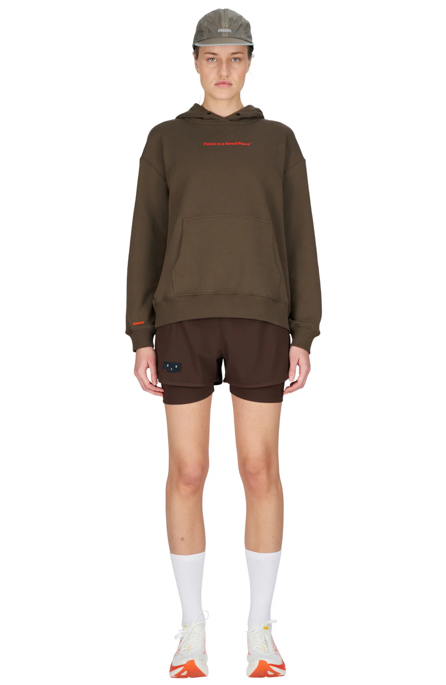 UNNA Slow Motion Hoodie - Wren Brown Unisex