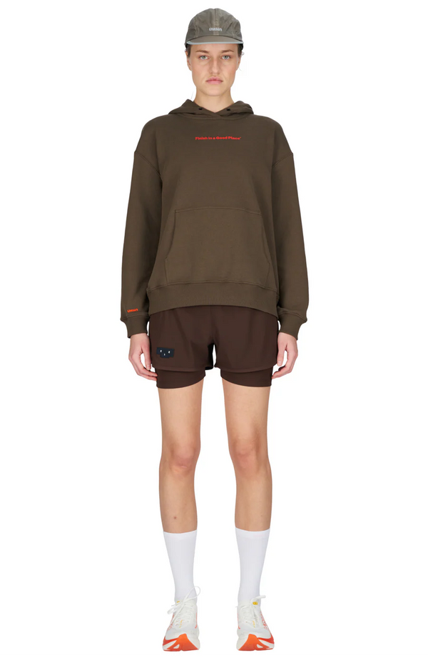 UNNA Slow Motion Hoodie - Wren Brown Unisex