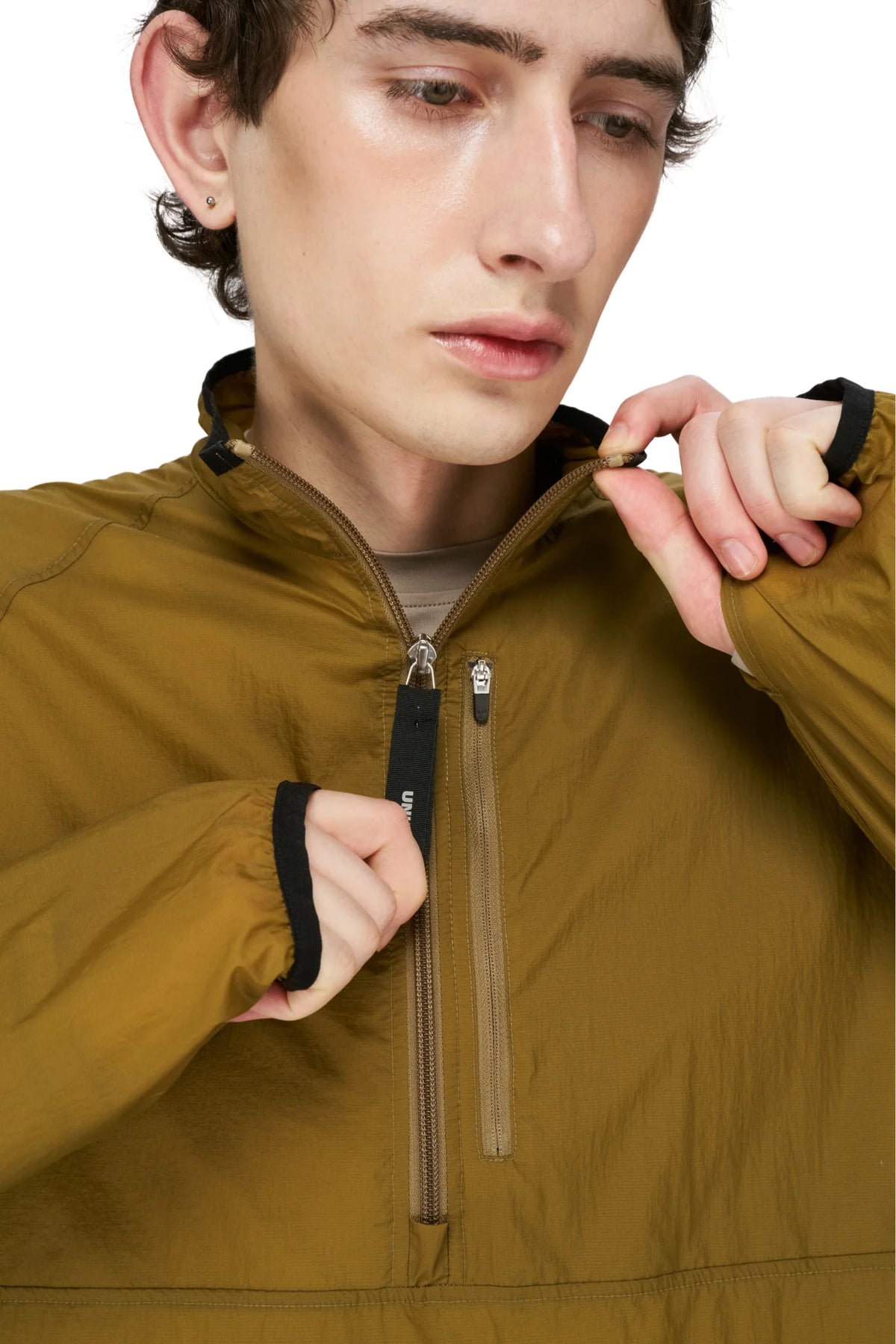 UNNA Smiles Windstopper - Gold Olive