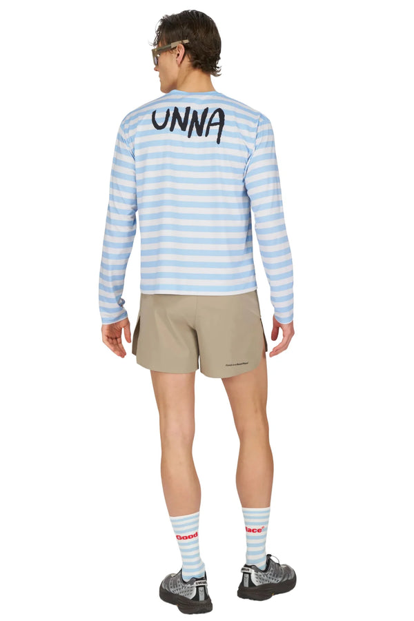 UNNA Striped LS Tee - Baby Blue
