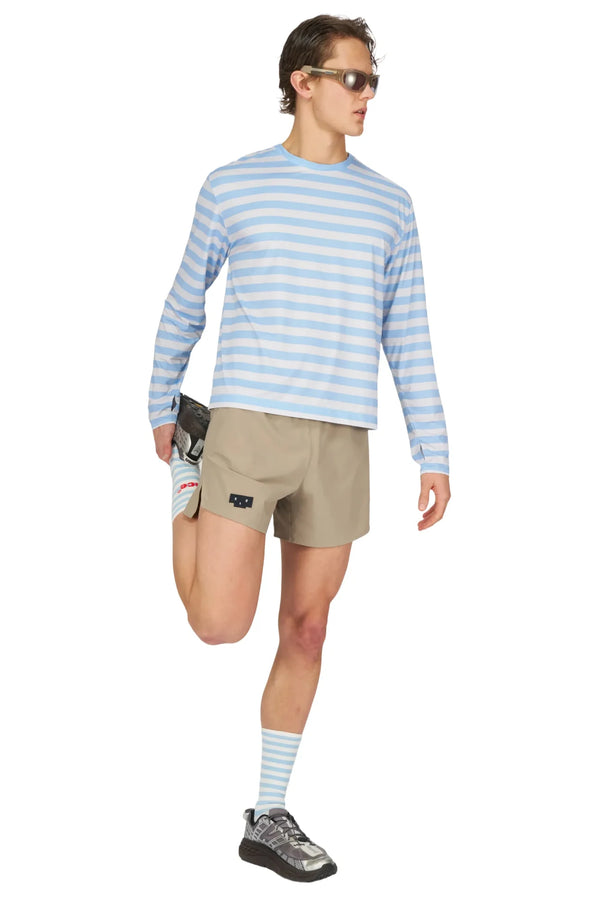 UNNA Striped LS Tee - Baby Blue