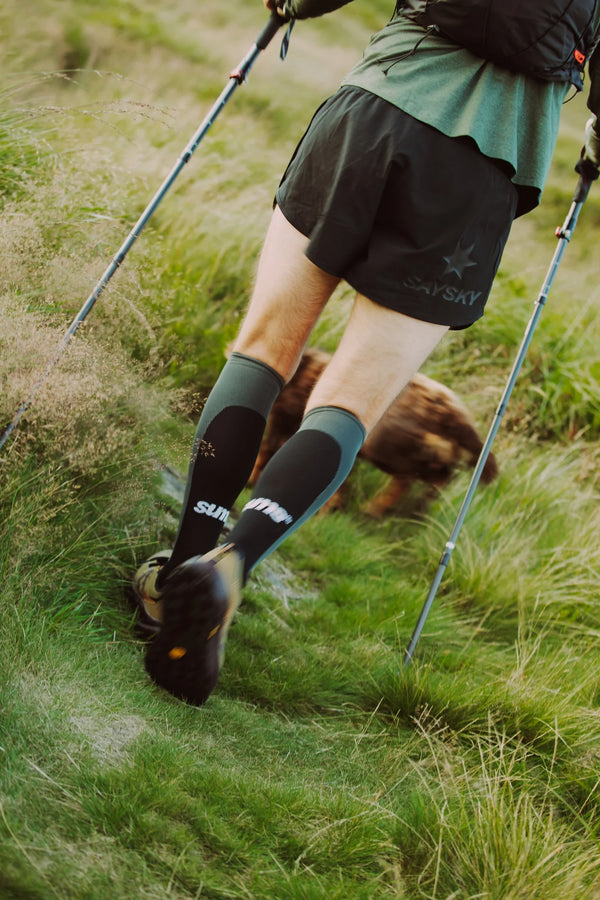 sums compression socks - black/grey