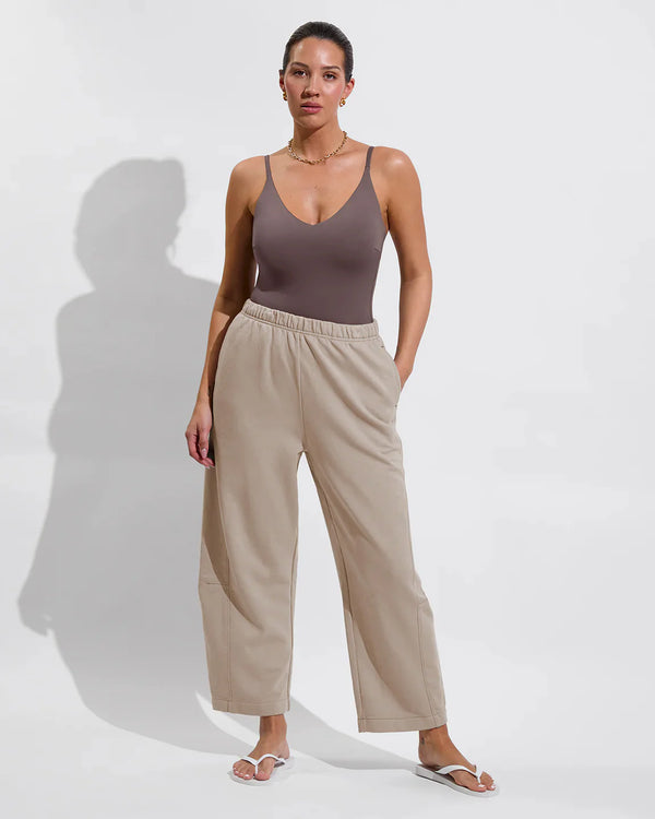 Left On Friday Beach Side Sweatpant - Beach (Taupe)