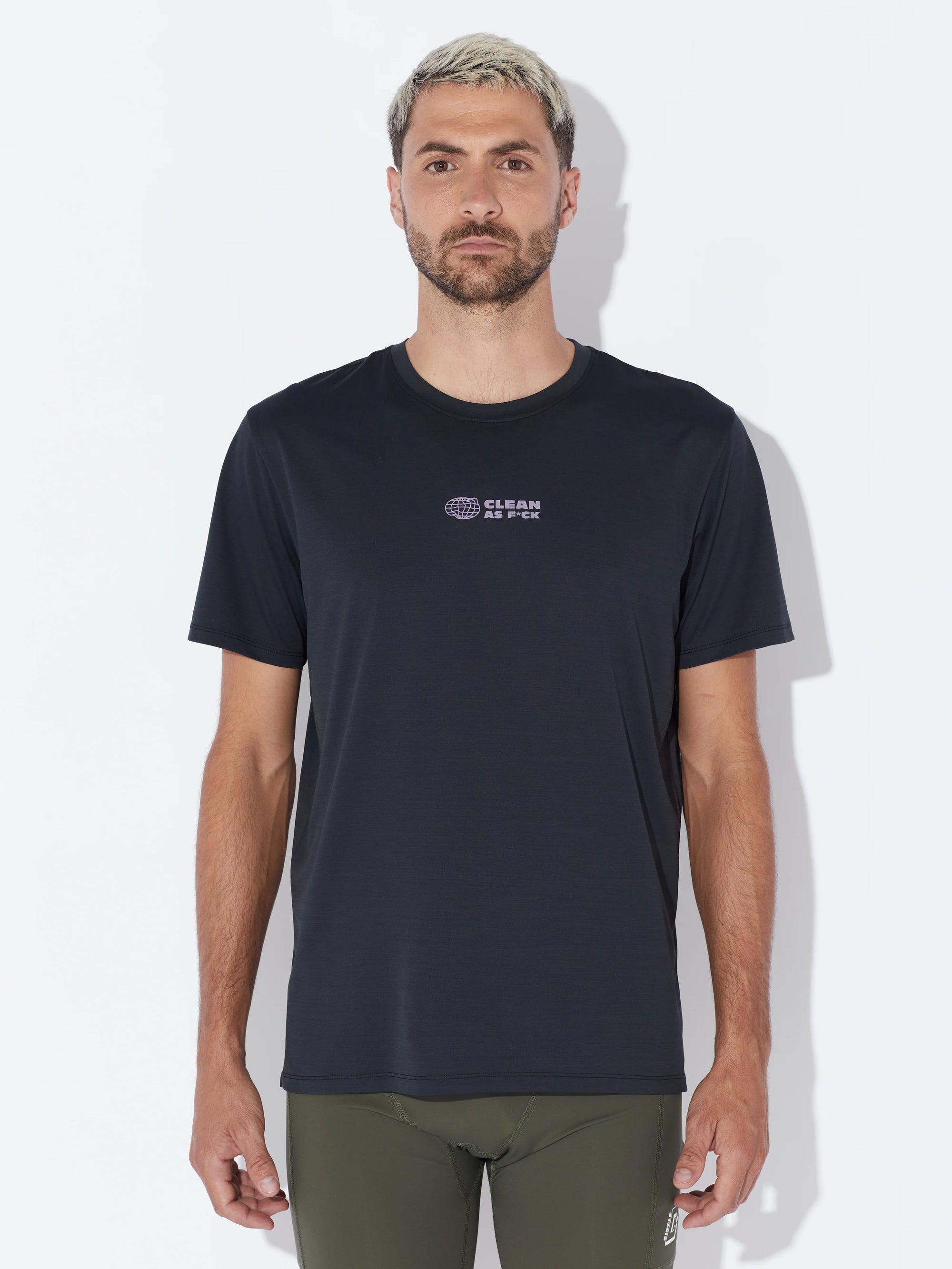 Circle Short Sleeve CAF Agility 3.0 T-Shirt - Onyx/Purple