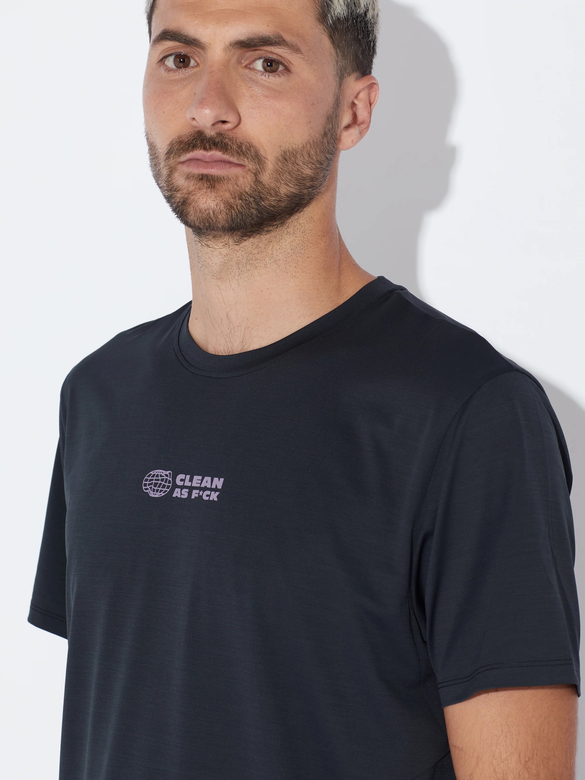 Circle Short Sleeve CAF Agility 3.0 T-Shirt - Onyx/Purple