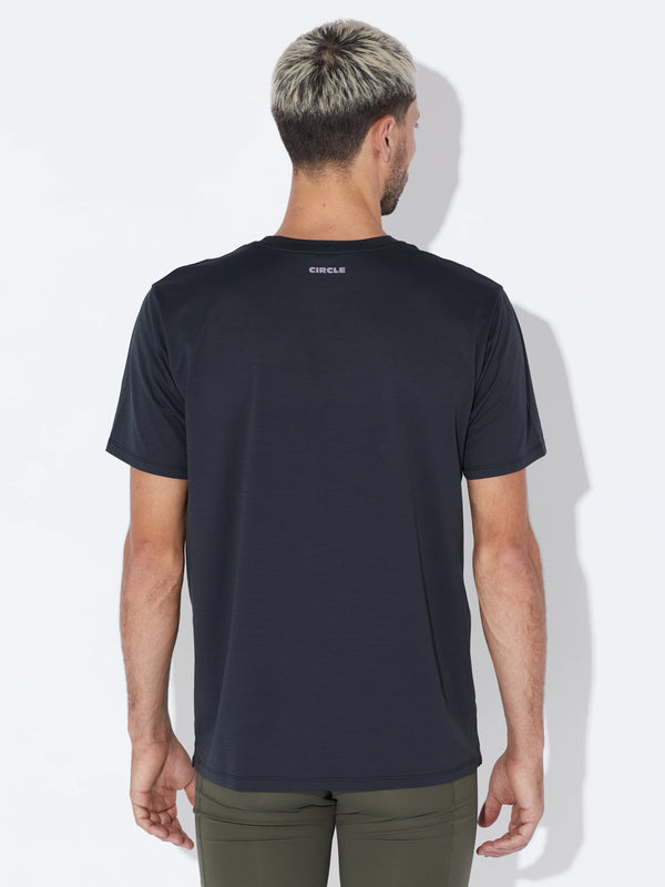 Circle Short Sleeve CAF Agility 3.0 T-Shirt - Onyx/Purple