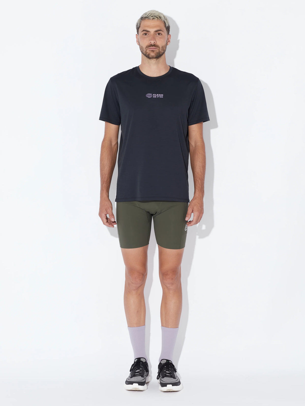 Circle Short Sleeve CAF Agility 3.0 T-Shirt - Onyx/Purple