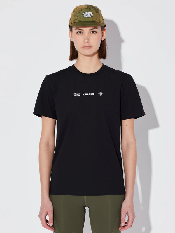 Circle Short Sleeve CAF Agility 2.0 T-Shirt - Onyx/Black