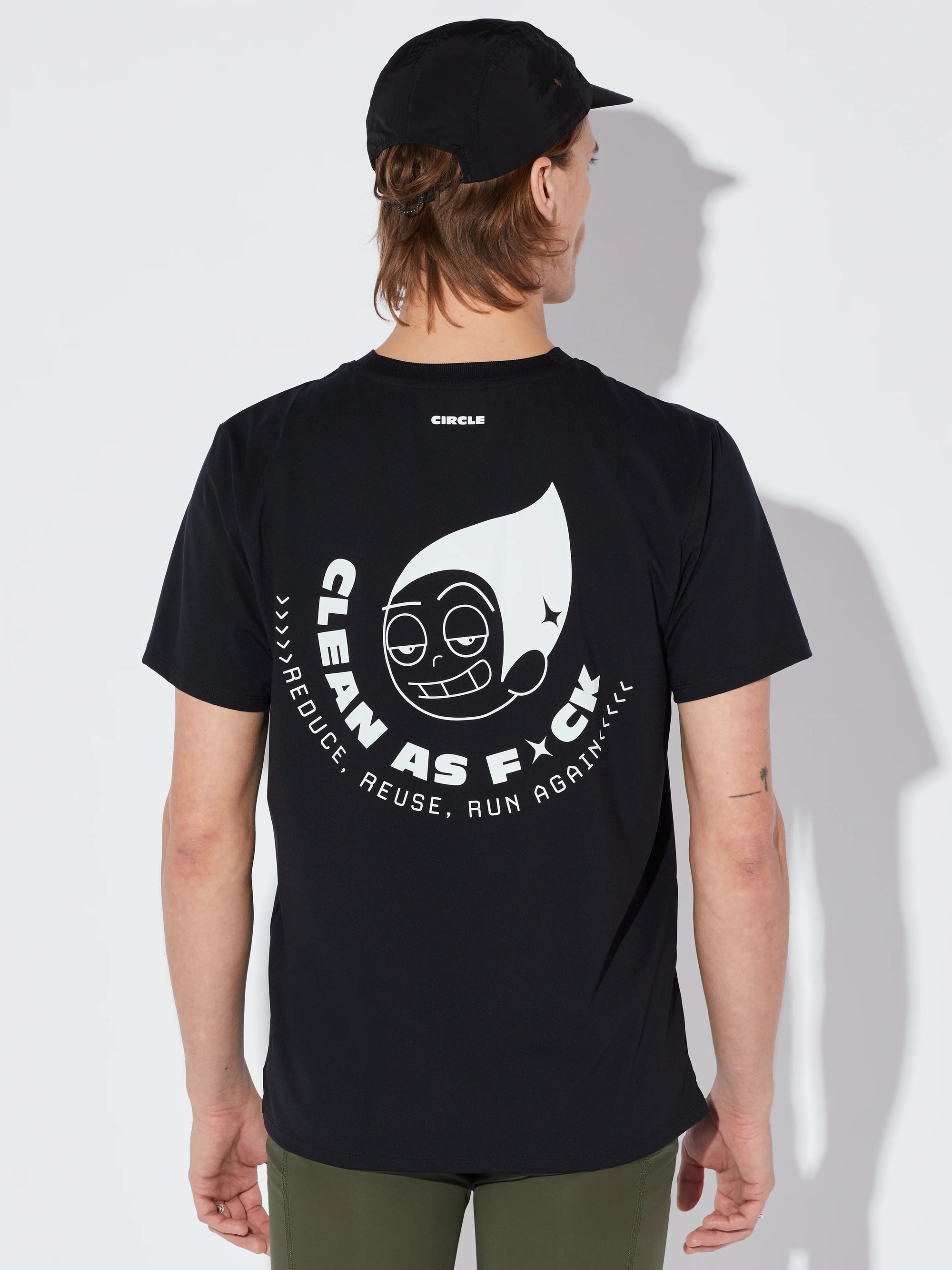 Circle Short Sleeve CAF Agility 2.0 T-Shirt - Onyx/Black