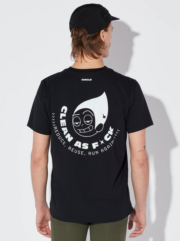 Circle Short Sleeve CAF Agility 2.0 T-Shirt - Onyx/Black