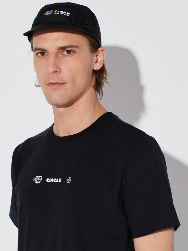 Circle Short Sleeve CAF Agility 2.0 T-Shirt - Onyx/Black