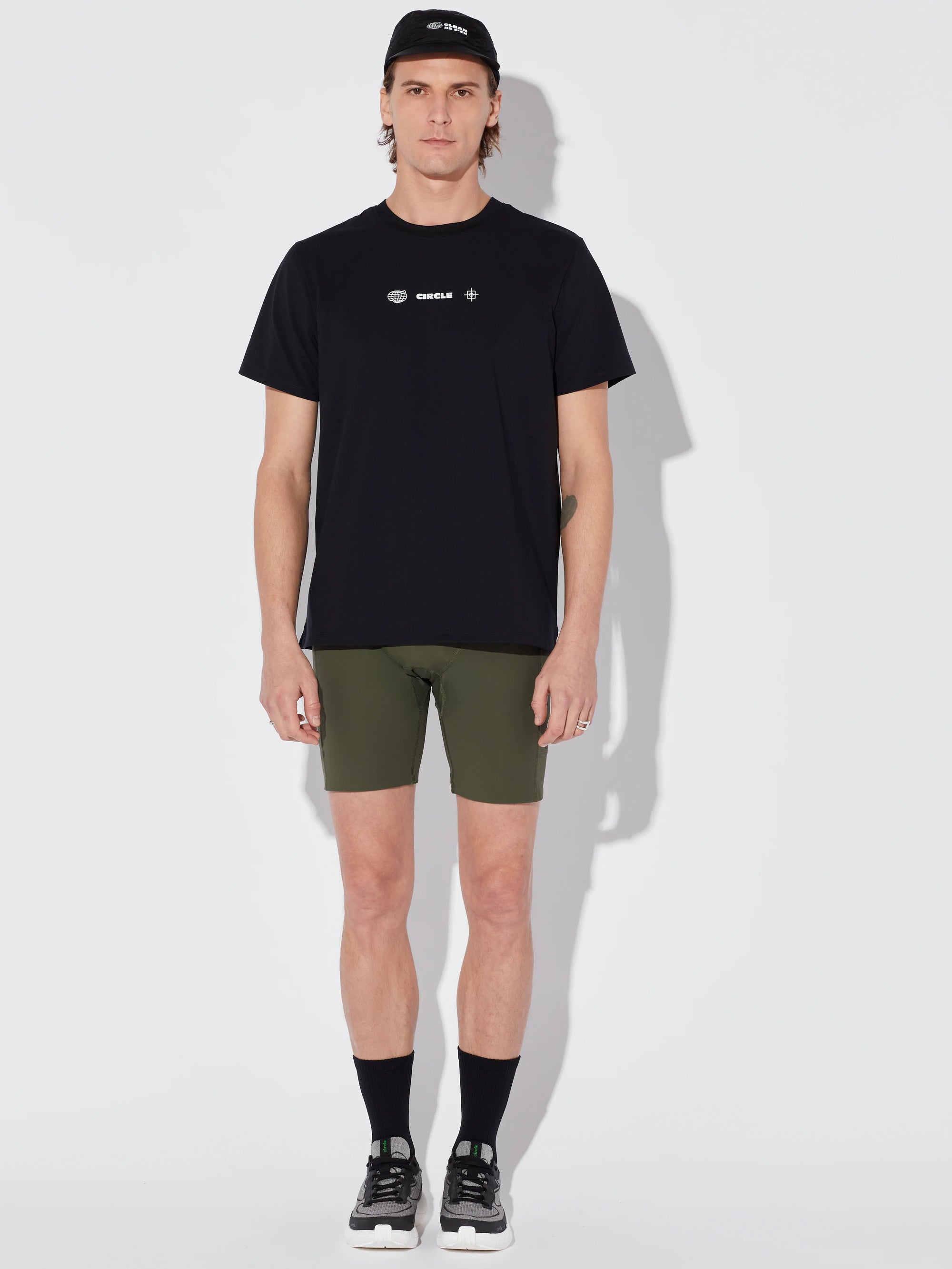 Circle Short Sleeve CAF Agility 2.0 T-Shirt - Onyx/Black