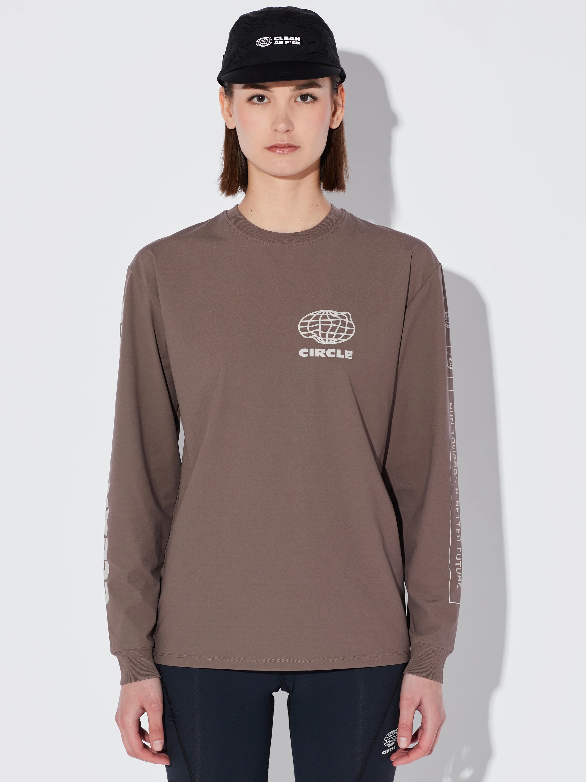 Circle Feel Good Pop Long Sleeve Shirt - Clay