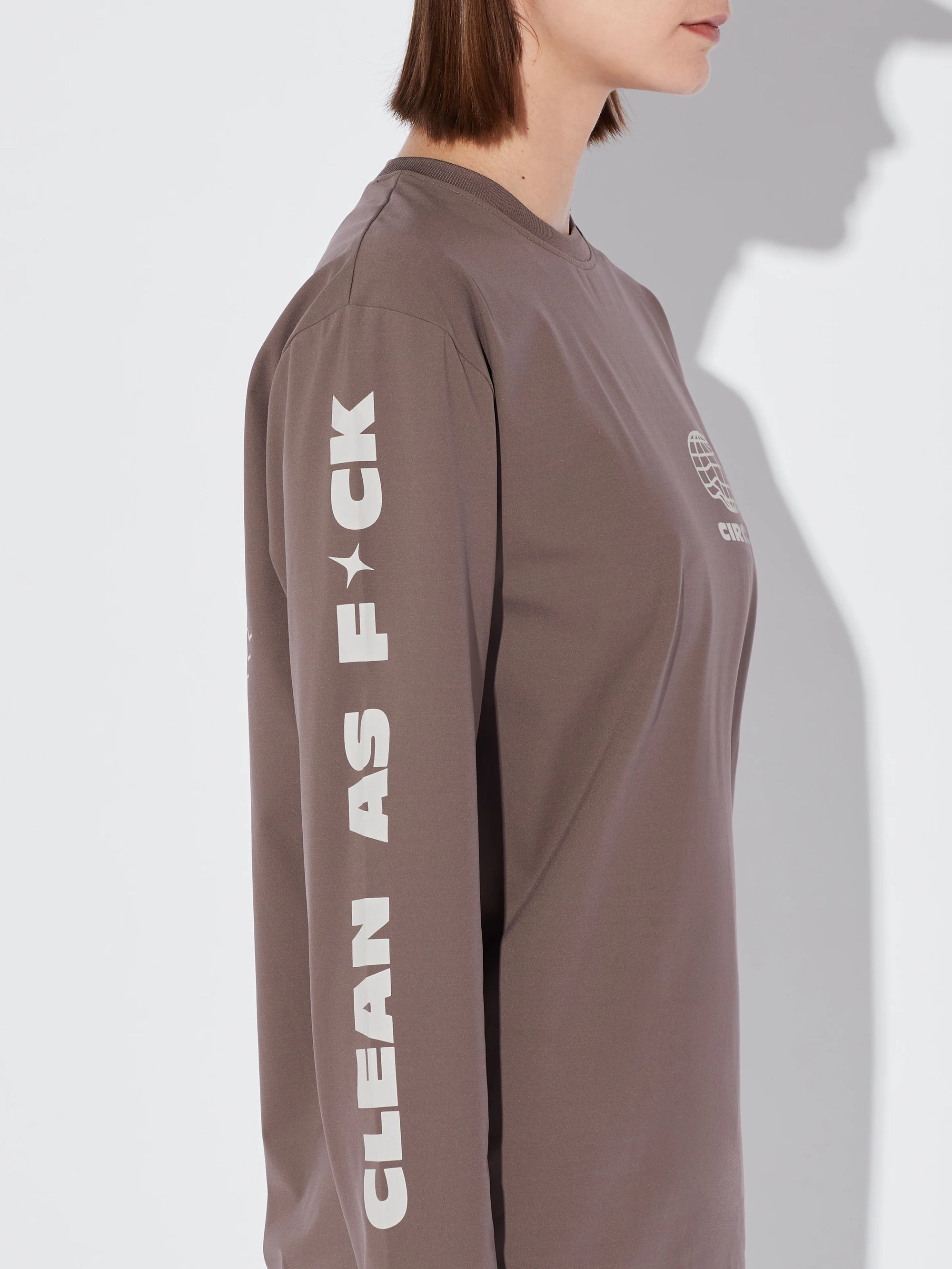 Circle Feel Good Pop Long Sleeve Shirt - Clay