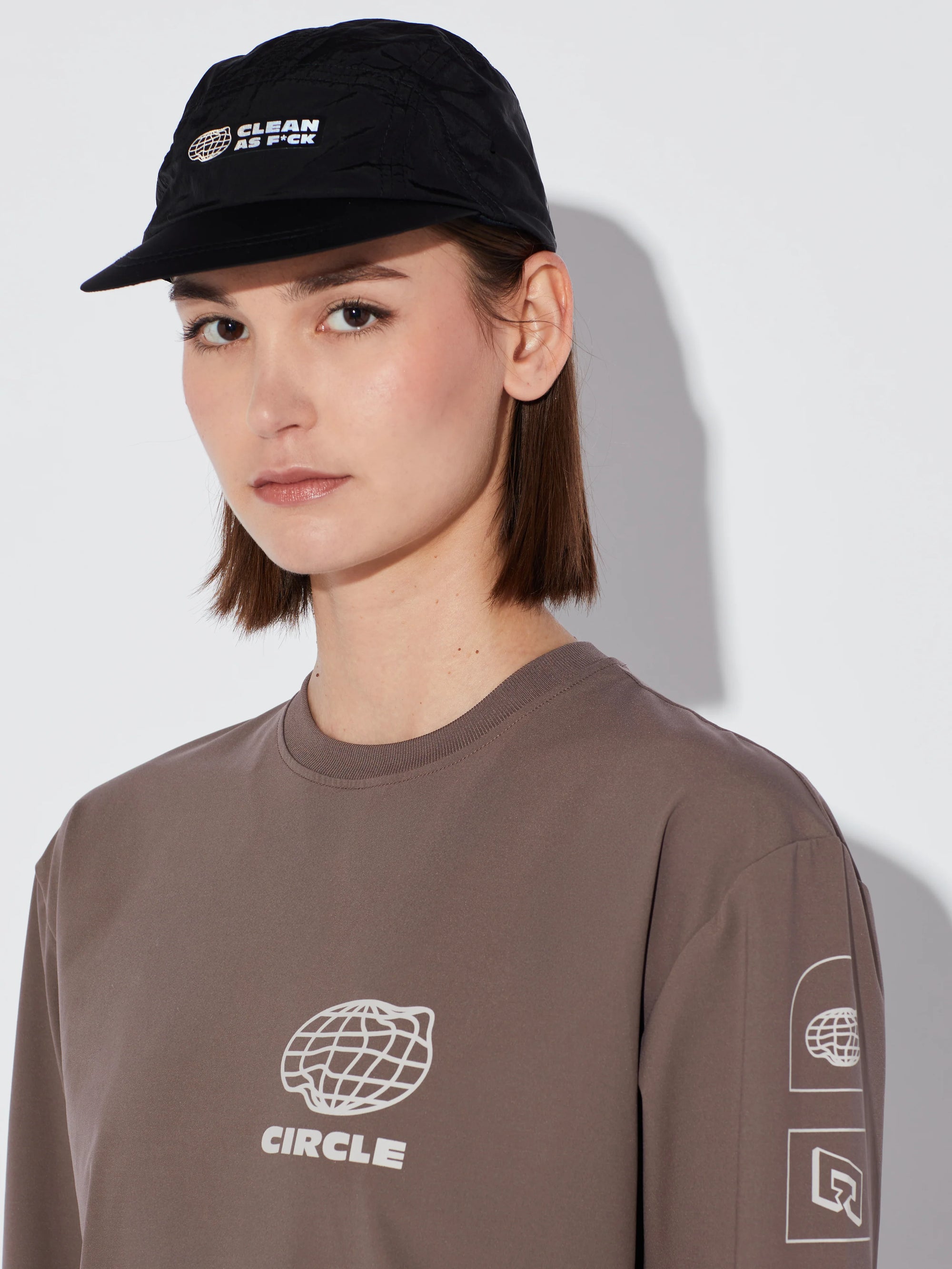 Circle Feel Good Pop Long Sleeve Shirt - Clay