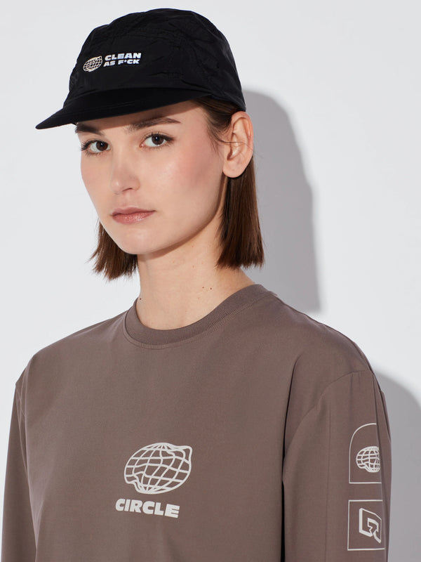 Circle Feel Good Pop Long Sleeve Shirt - Clay